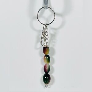 Multicolor Beaded Keychain / Bag Charm